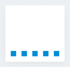 Bar chart illustrating linear attribution modeling, where all interactions receive equal credit.