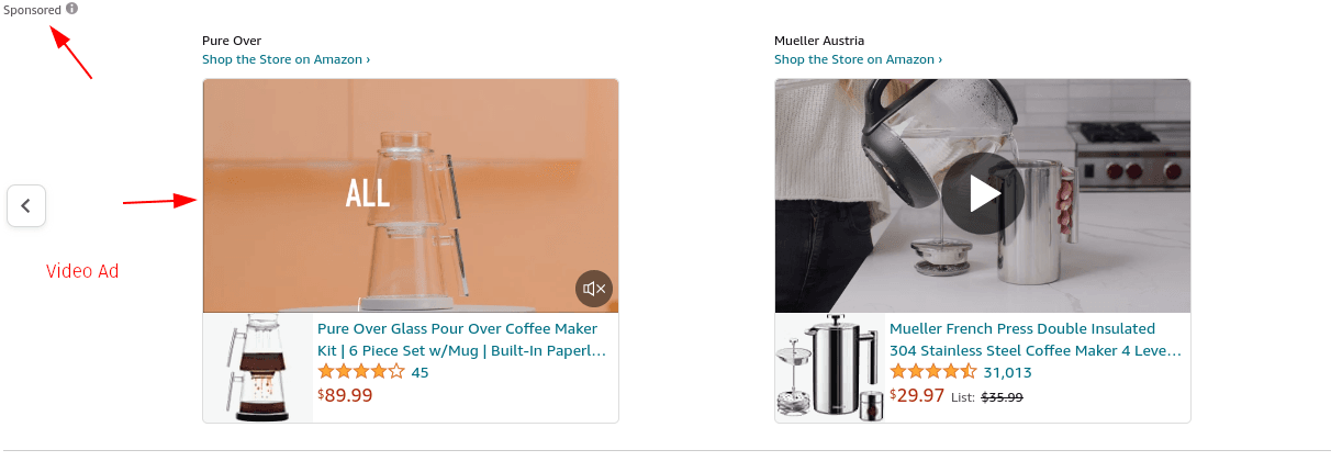 Amazon video ads